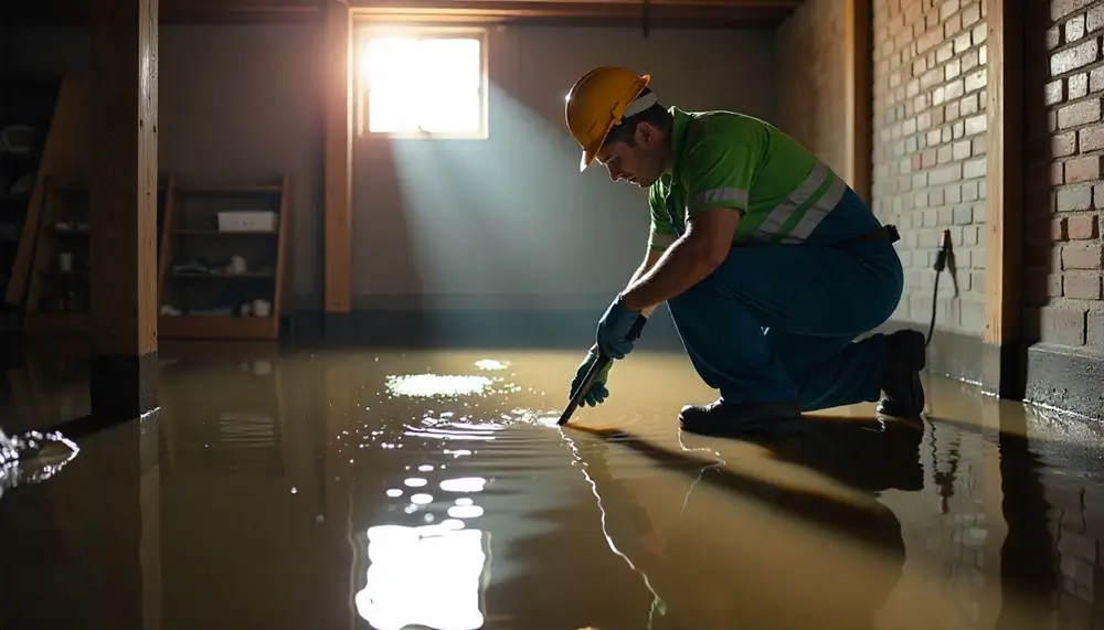 Professional water damage restoration services in Tahlequah, OK